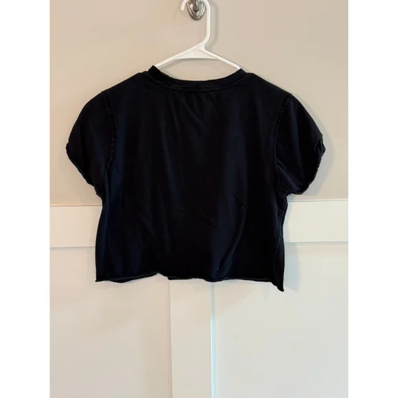 Women's We The Free Black Crop Top XS - Picture 3 of 4